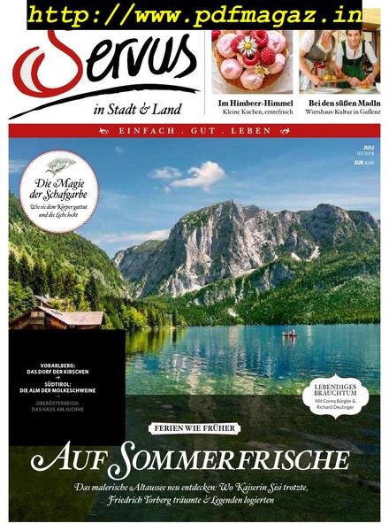 Servus Austria – Juli 2019 Cover