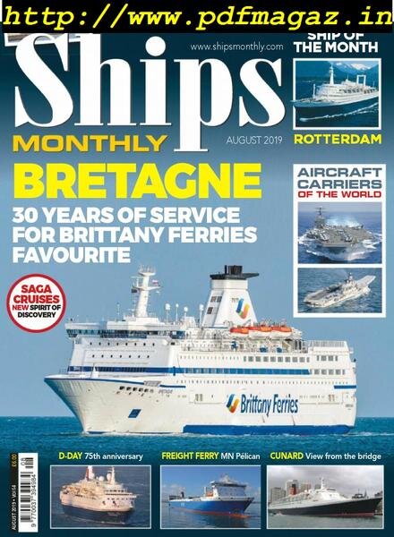 Ships Monthly – August 2019 Cover