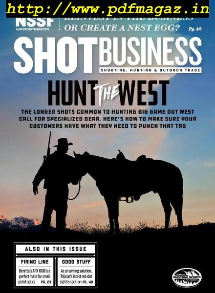 Shot Business – August-September 2019 Cover