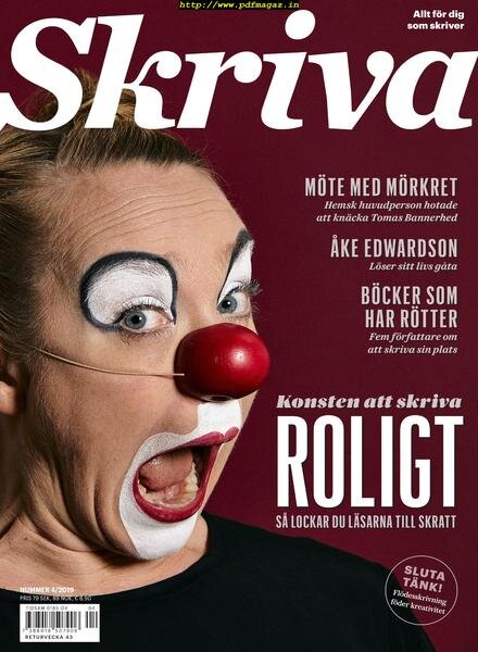 Skriva – 29 augusti 2019 Cover