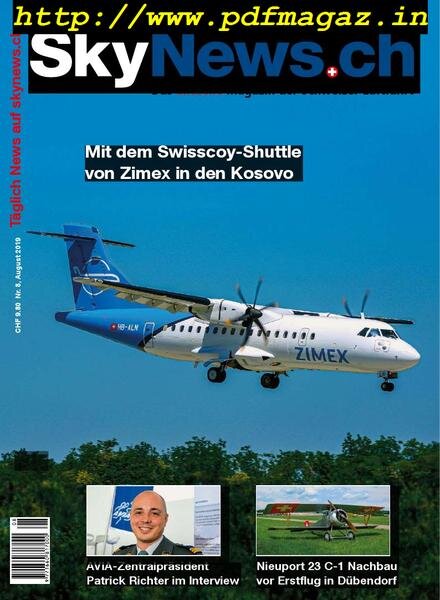 SkyNews.ch – August 2019 Cover