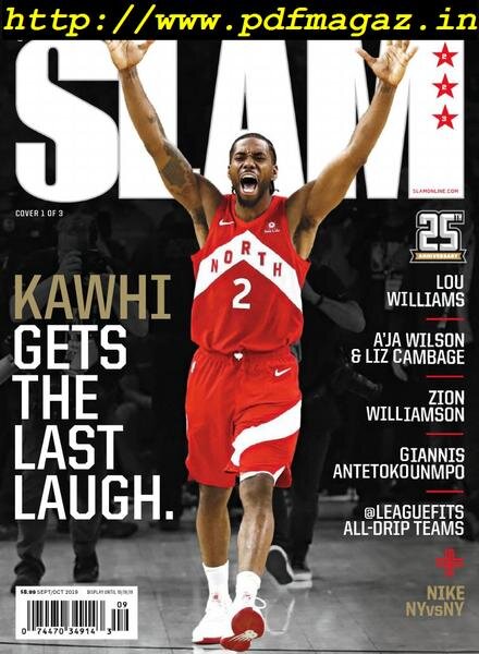 Slam Magazine – September 2019 Cover