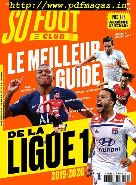 So Foot Club – septembre 2019 Cover