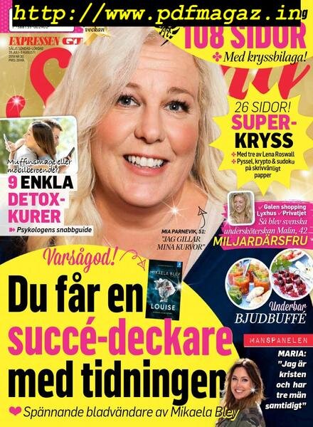 SOndag – 28 juli 2019 Cover