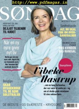 Sondag – 29 juli 2019