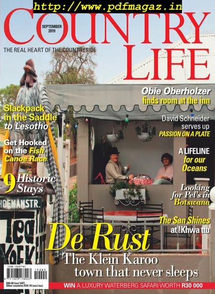 South African Country Life – September 2019 Cover
