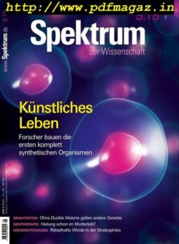 Spektrum der Wissenschaft – September 2019