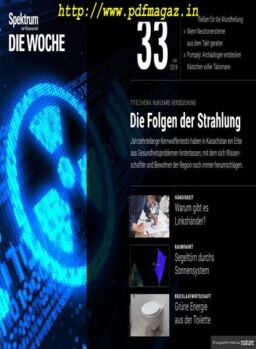 Spektrum Die Woche – 16 August 2019