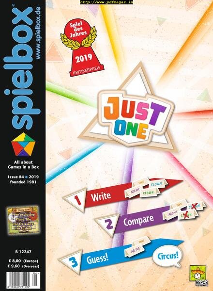 Spielbox English Edition – September 2019 Cover