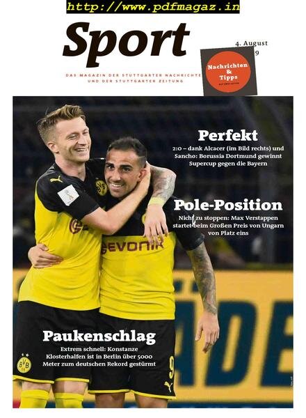 Sport Magazin – 04 August 2019 Cover