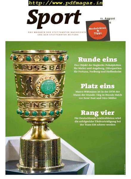 Sport Magazin – 11 August 2019 Cover