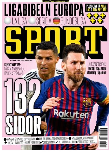 Sportbiblar – 13 augusti 2019 Cover