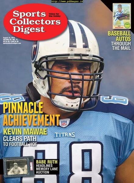 Sports Collectors Digest – 29 July 2019 Cover