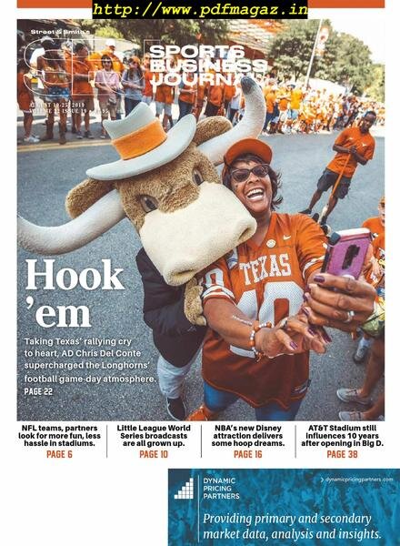 SportsBusiness Journal – 19 August 2019 Cover