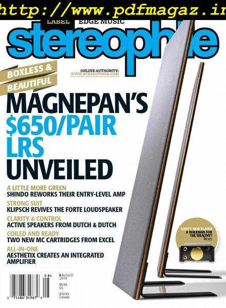Stereophile – August 2019 Cover