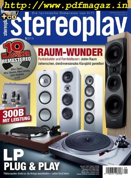 Stereoplay – August 2019 Cover