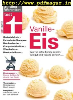 Stiftung Warentest Test – August 2019