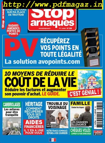 Stop Arnaques – juillet-aout 2019 Cover