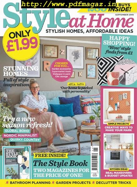 Style at Home UK – September 2019 Cover
