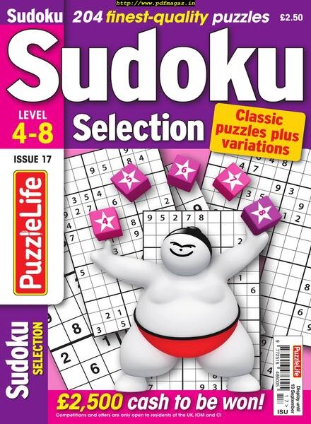 Sudoku Selection – August 2019 Cover