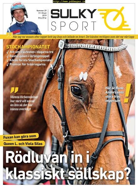 Sulkysport – 17 juli 2019 Cover