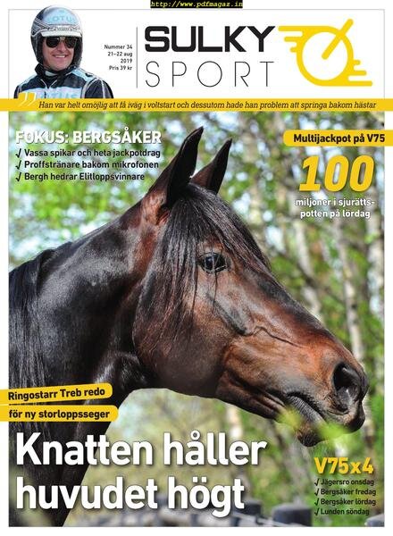 Sulkysport – 21 augusti 2019 Cover