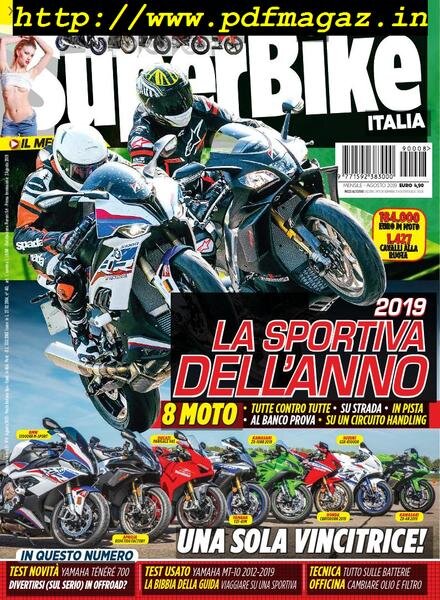 SuperBike Italia – Agosto 2019 Cover
