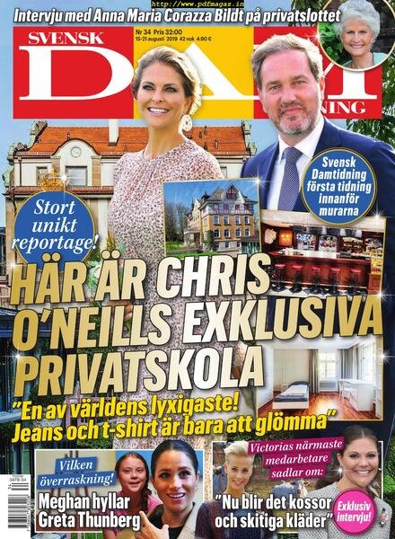 Svensk Damtidning – 15 augusti 2019 Cover