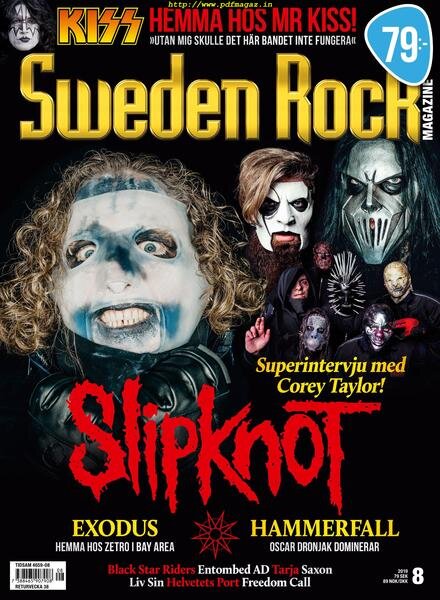 Sweden Rock Magazine – 13 augusti 2019 Cover
