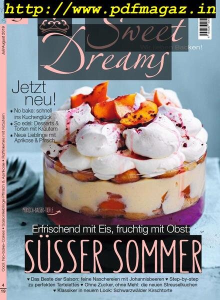Sweet Dreams – Juli-August 2019 Cover