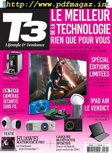 T3 France – juillet 2019 Cover