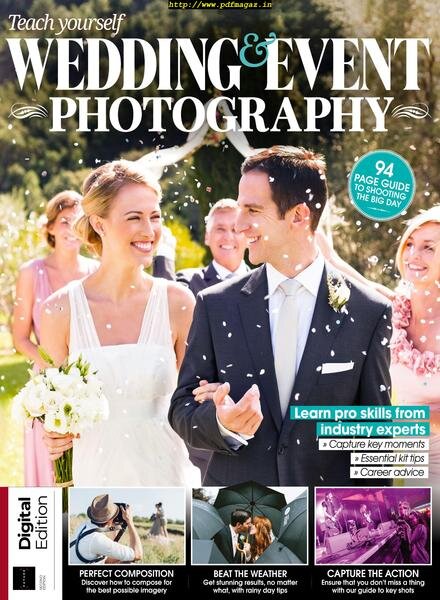 Teach Yourself Wedding & Event Photography – August 2019 Cover