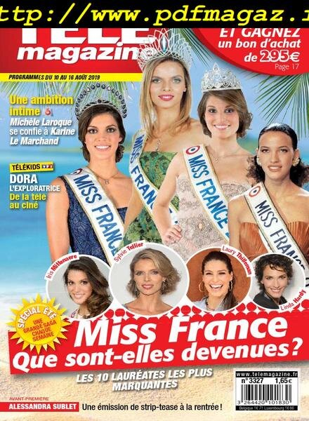 Telemagazine – 10 aout 2019 Cover