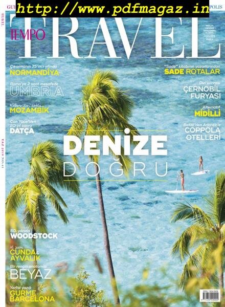 Tempo Travel – Temmuz 2019 Cover