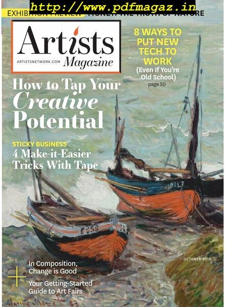 The Artist’s Magazine – October 2019 Cover