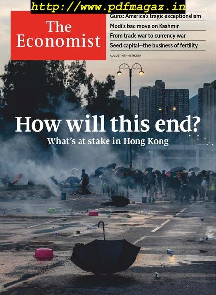 The Economist Continental Europe Edition – August 10, 2019 Cover