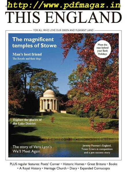 This England – August 2019 Cover