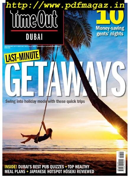 TimeOut Dubai – July 24, 2019 Cover
