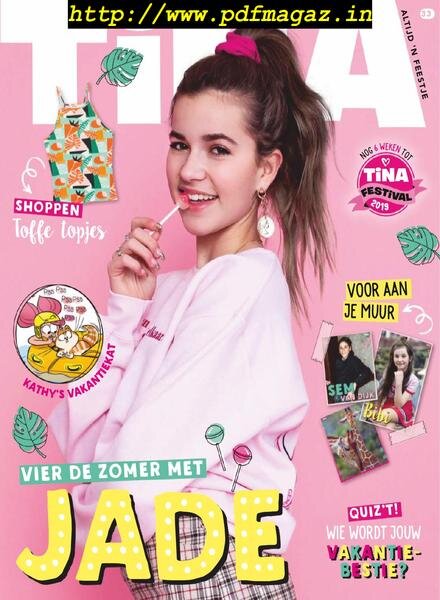 Tina Netherlands – 08 augustus 2019 Cover