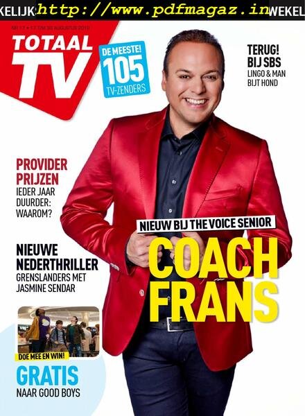 Totaal TV – 17 August 2019 Cover
