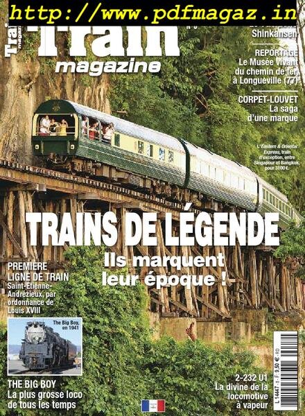 Train Magazine – juillet 2019 Cover