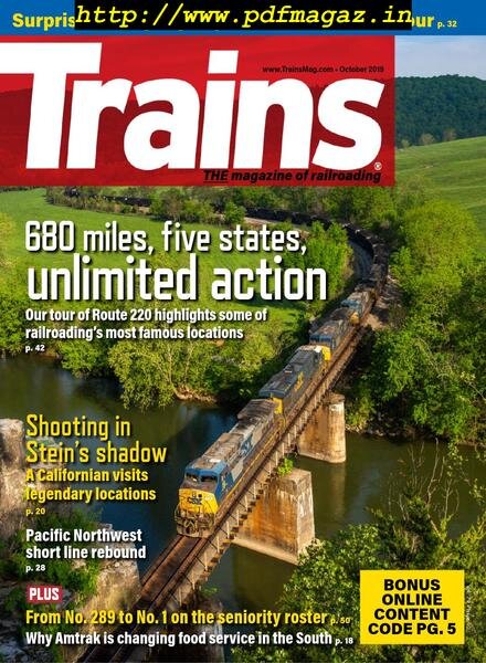 Trains – October 2019 Cover