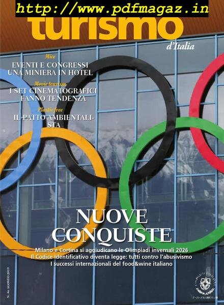Turismo d’Italia – Agosto 2019 Cover