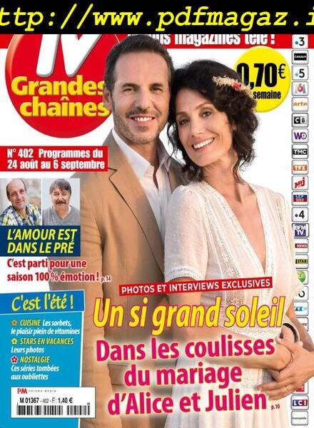 TV Grandes chaines – 24 Aout 2019 Cover