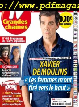 TV Grandes chaines – 7 Septembre 2019