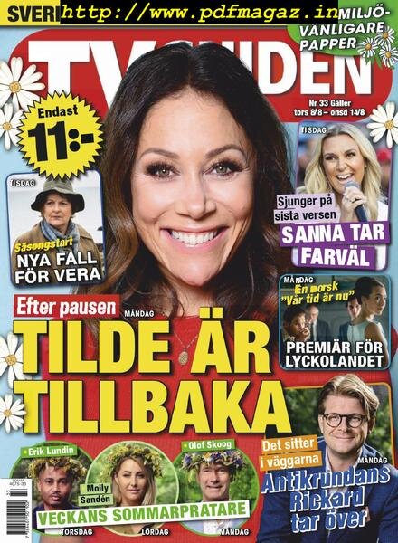 TV-guiden – 08 August 2019 Cover