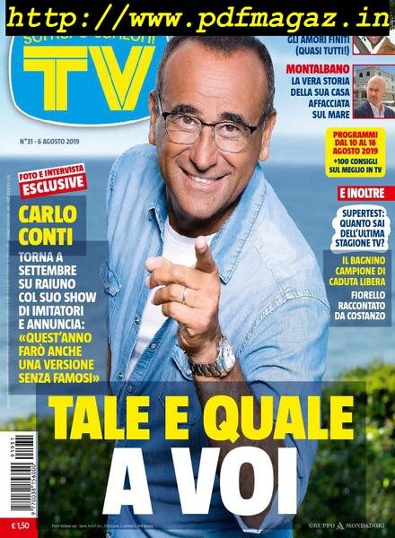 TV Sorrisi e Canzoni – 06 agosto 2019 Cover