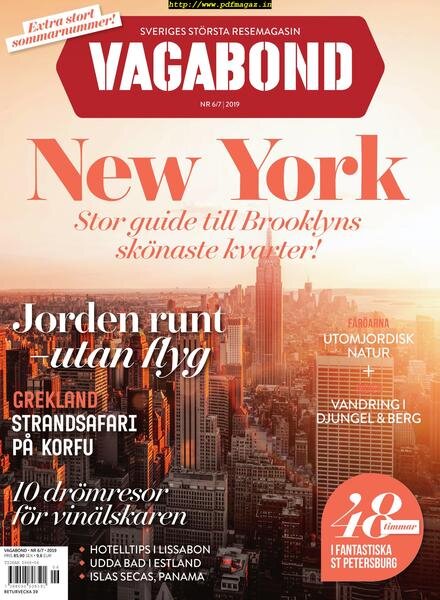 Vagabond – 25 juli 2019 Cover