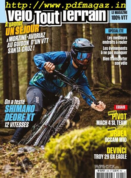 Velo Tout Terrain – juillet-aout 2019 Cover