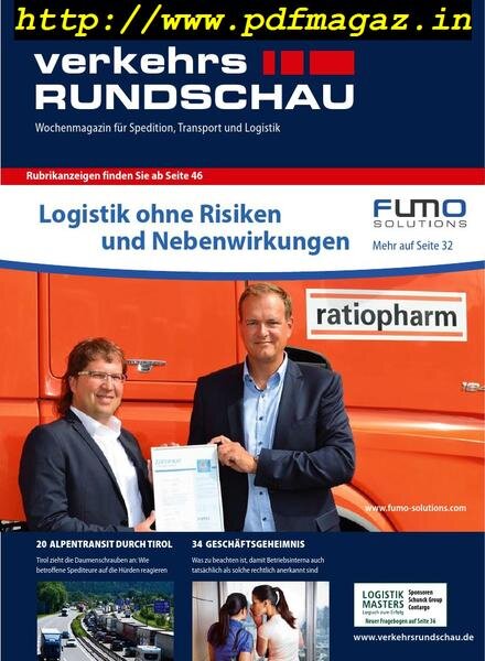 VerkehrsRundschau – 23 Juli 2019 Cover